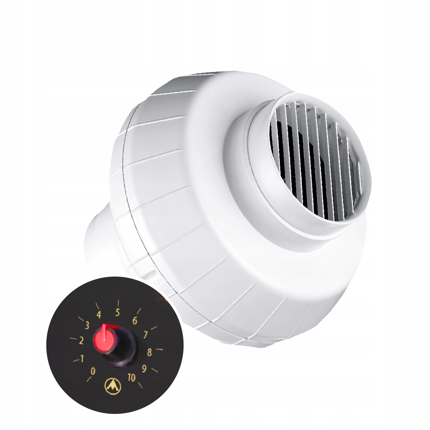 Radiálny kanálový ventilátor 150 s energeticky úsporným motorom typu N. Tesla