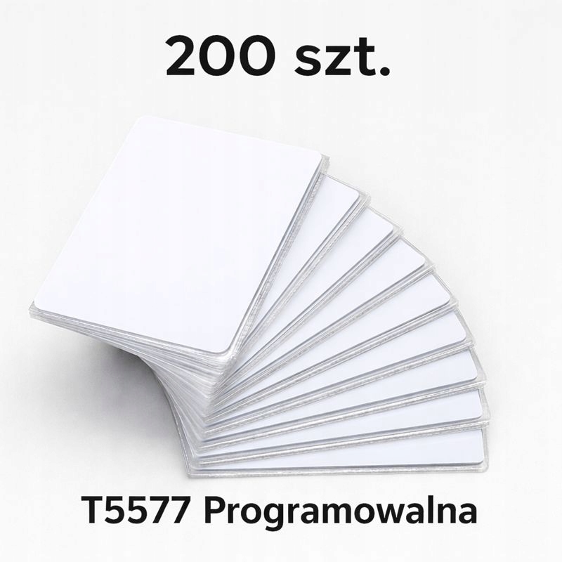 Bezkontaktní karta Rfid 125kHz T5577 Unique Mia EMK1 200 ks