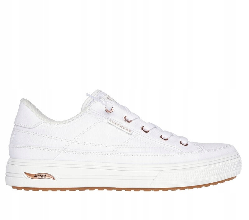 Dámské boty Skechers Arch Fit Arcade Meet Ya There bílé 177190 Wht