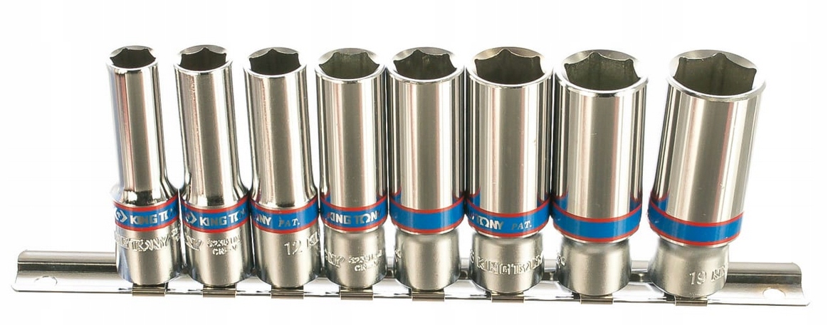 

Nasadki Długie 3/8 10-19mm 8sz King Tony 3508MR 6k
