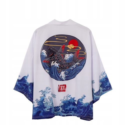 

Japońskie Kimono Haori Samuraj Kanji Suwenir KOI3