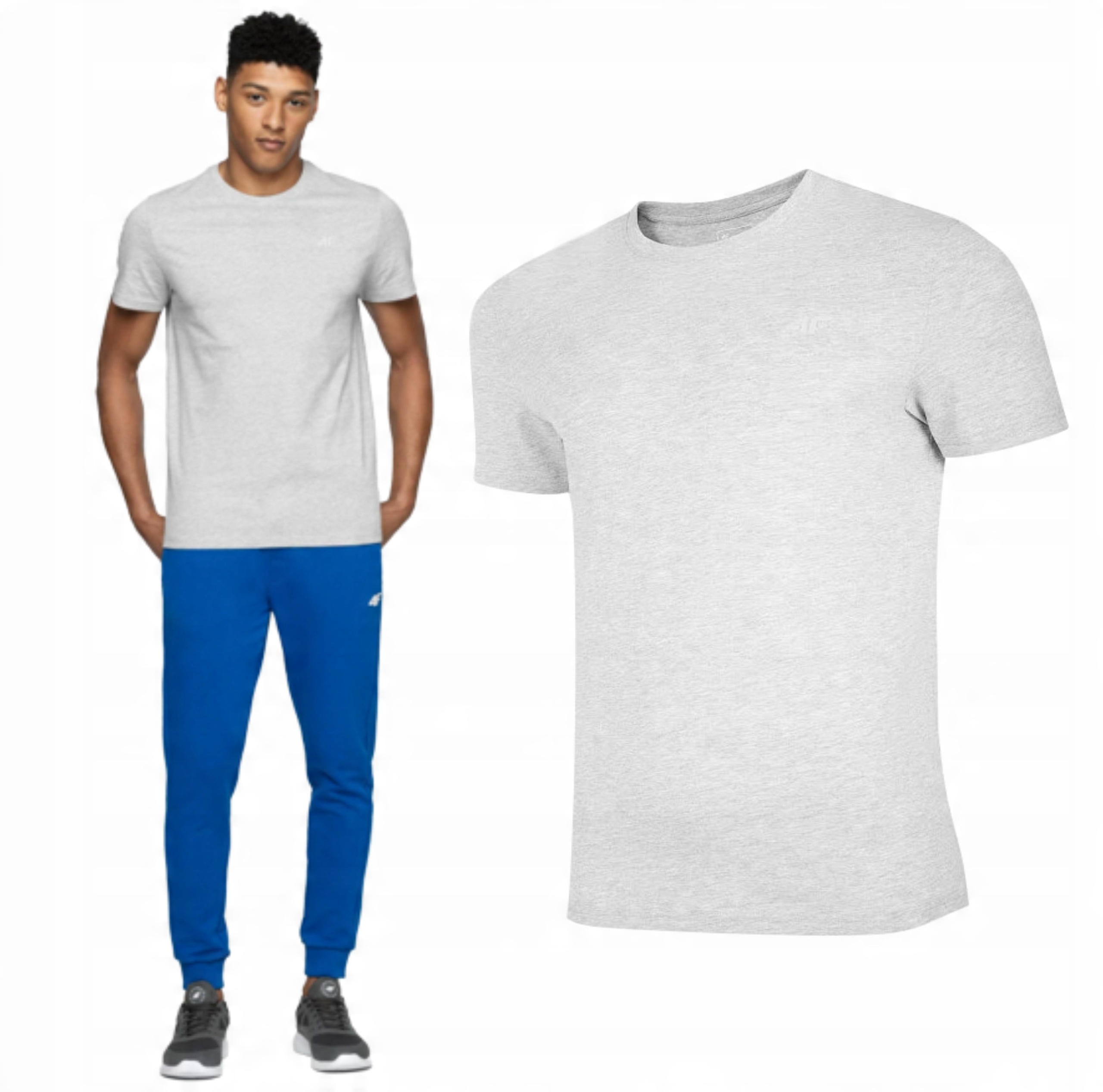 

T-shirt Męski Koszulka 4F Bawełniana TSM003 S