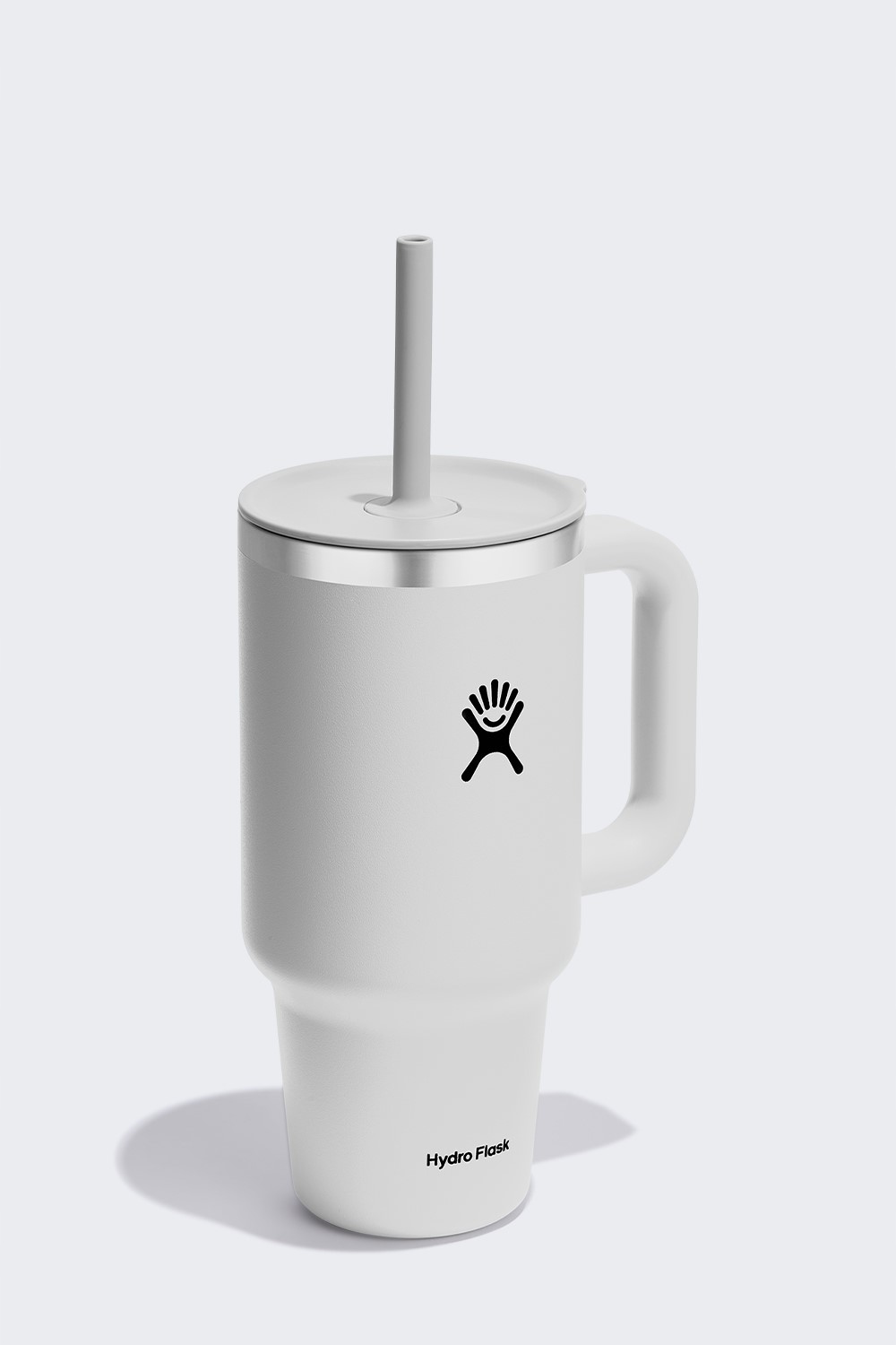 Termohrnek s brčkem Hydro Flask 32 White