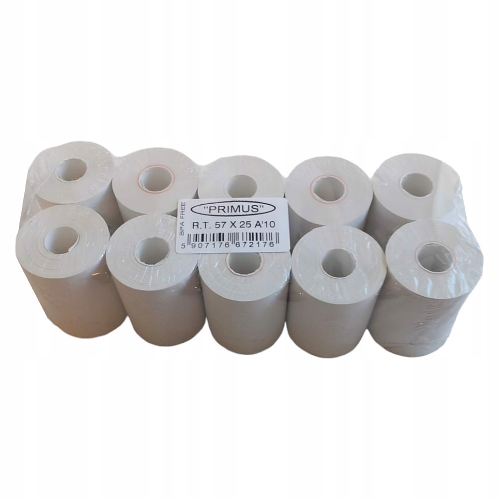 Rolka termiczna 57x25 Eco bez gilzy 10szt