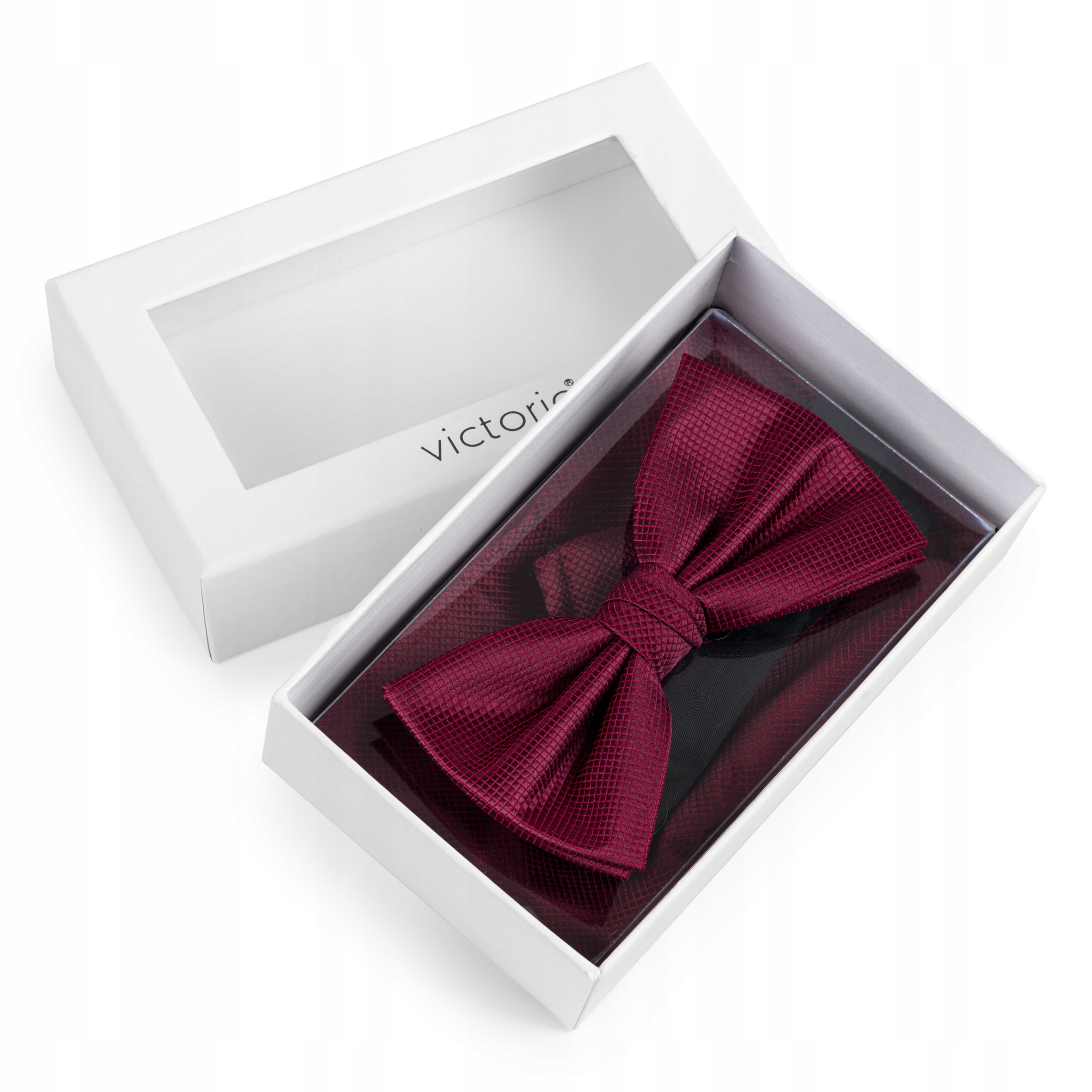 Mucha męska z poszetką ZESTAW mucha + poszetka MIKROFIBRA mikrowzór