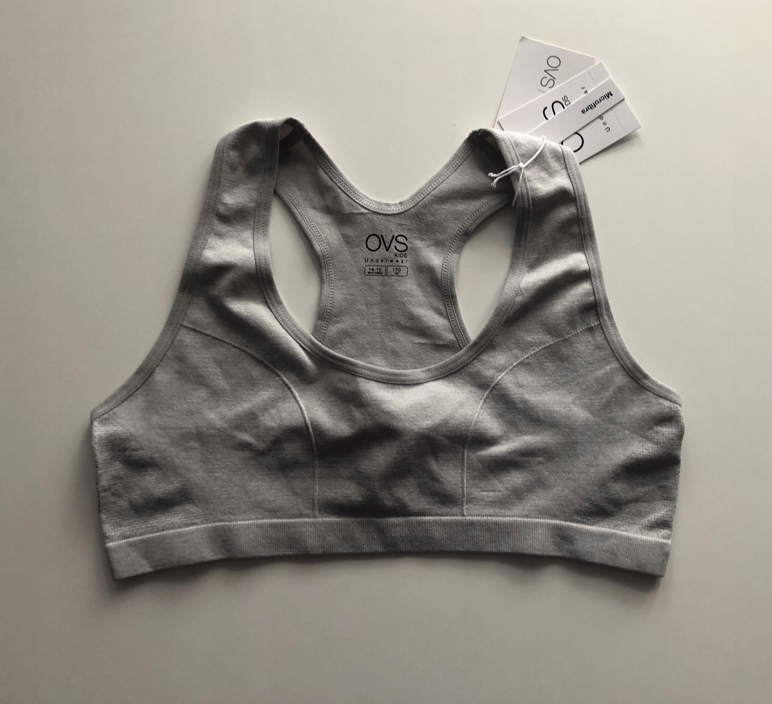 OUTLET BEZSZWOWY DZIĘWCZĘCY BIUSTONOSZ TOP -SPORTOWY 170