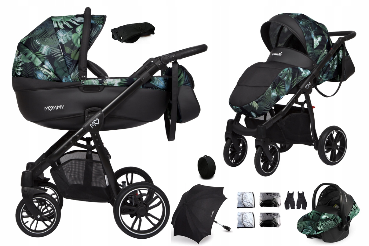 BabyActive Mommy wózek dziecięcy 3w1 JUNGLE