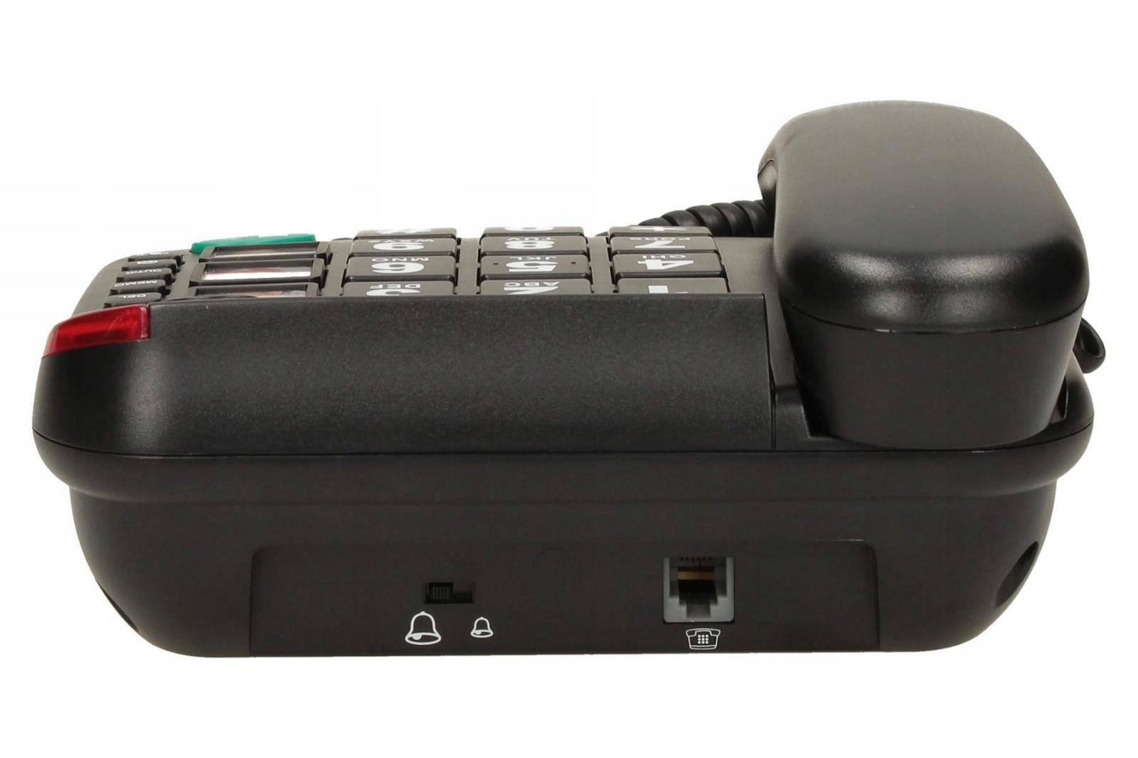 KXT480 BB telefon przewodowy, czarny Marka Maxcom