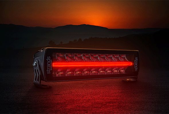 LAMPA ROBOCZA HALOGEN LED BAR STRANDS SIBERIA RED TIGER 12" 92W 8000Lm B-B EAN (GTIN) 7323030185794