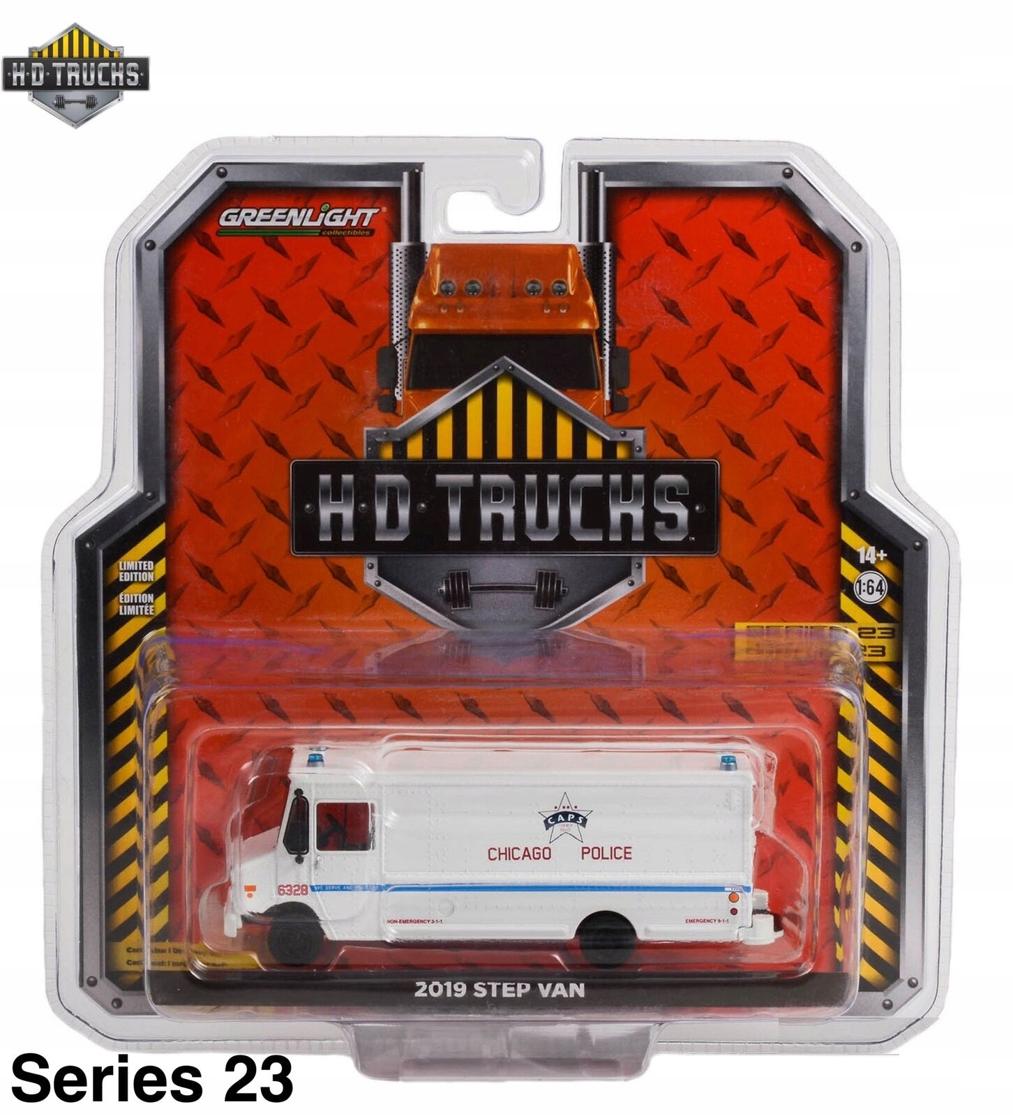 Greenlight 2019 Step Van City Chicago Policie 1:64