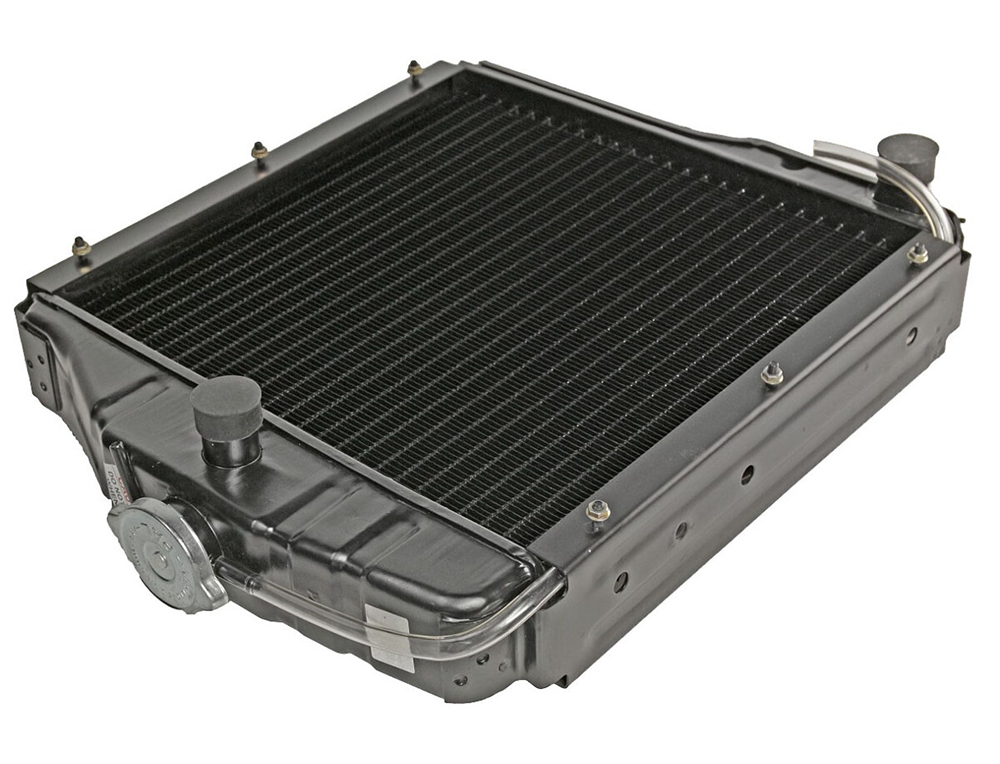 CHŁODNICA C-360 360-3P 4-RZĘDOWA 100% MIEDŹ-BRĄZ