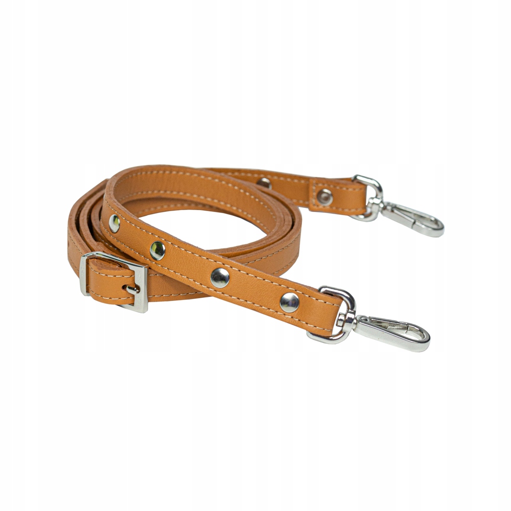 PASEK DO TOREBKI REGULOWANY DŁUGI SKÓRZANY CAMEL Marka Vera Pelle