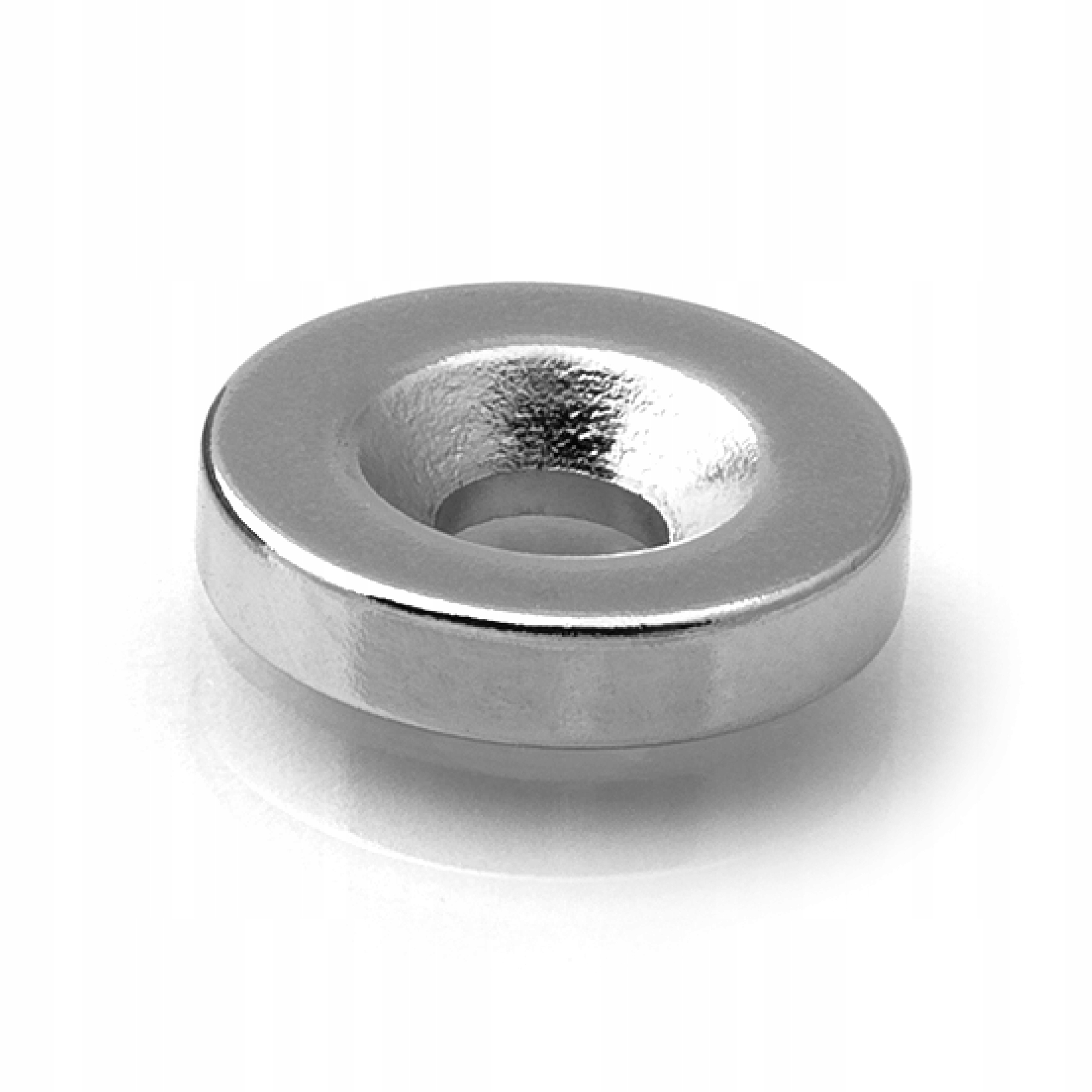 

Magnes Neodymowy 14x5 mm otw.8/4 Pod Wkręt