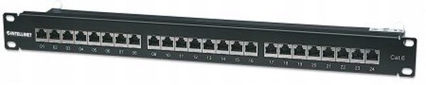 Patch panel Intellinet 720038 czarny kat. 6