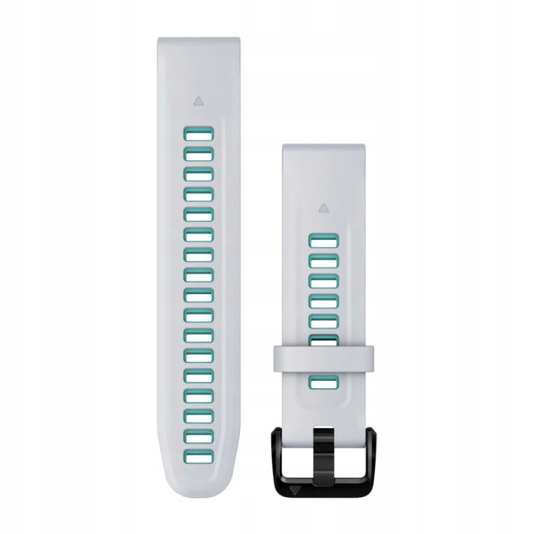 Garmin Pasek do zegarka QuickFit 20 Mleczny kwarc/błękitny, 010-13279-07