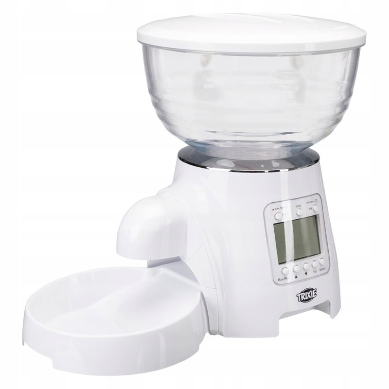Levně Automatické krmítko TX7, 5 l/40 × 26 × 34 cm, bílé