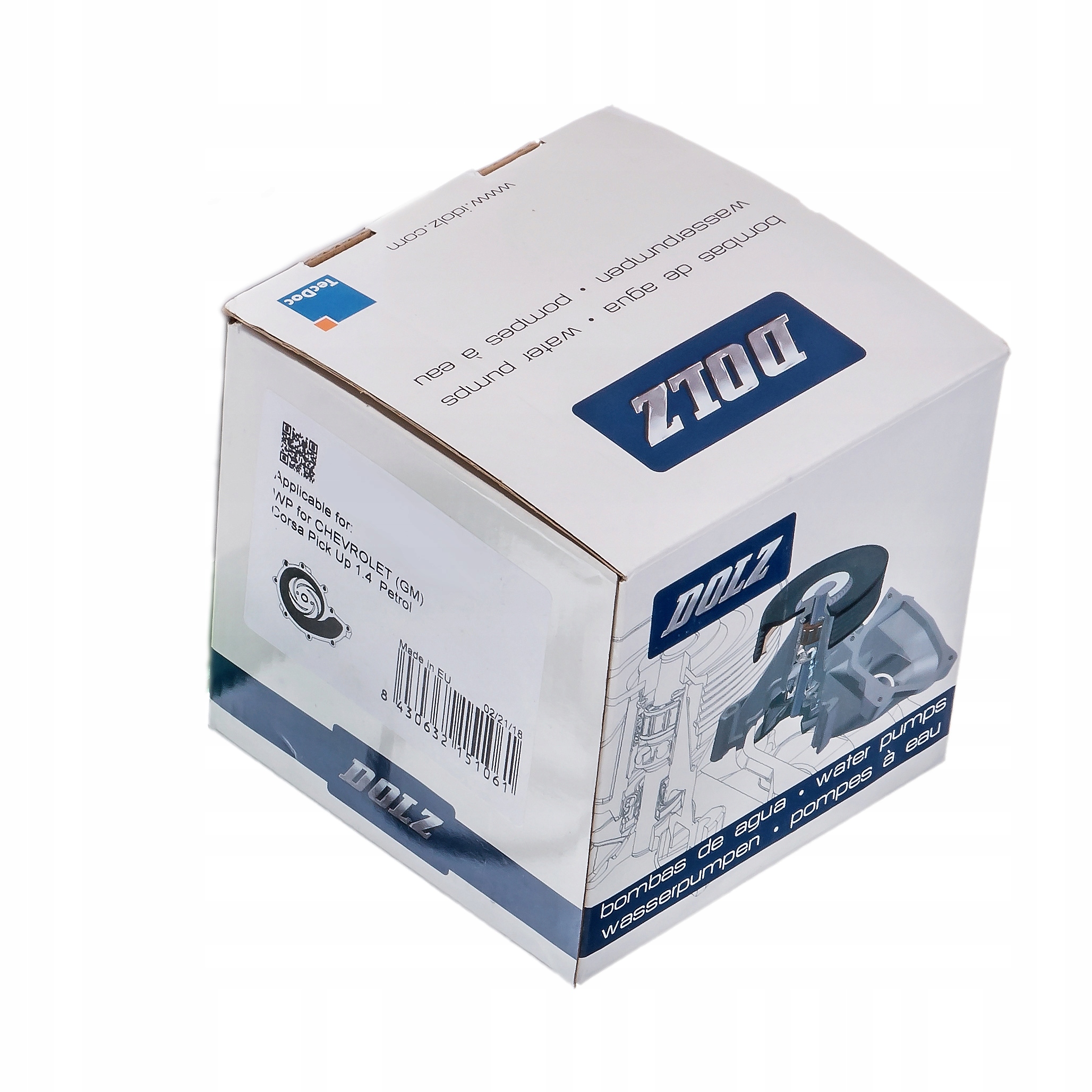 DOL-F140-ZS1 - DOLZ F140 водяной насос CHEVROLET BLAZER S10