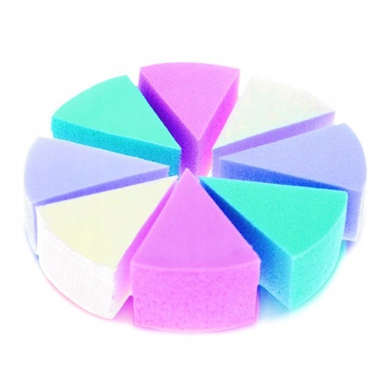 

Gąbka Lateksowa Do Ombre I Makijażu Kolorowa 8szt