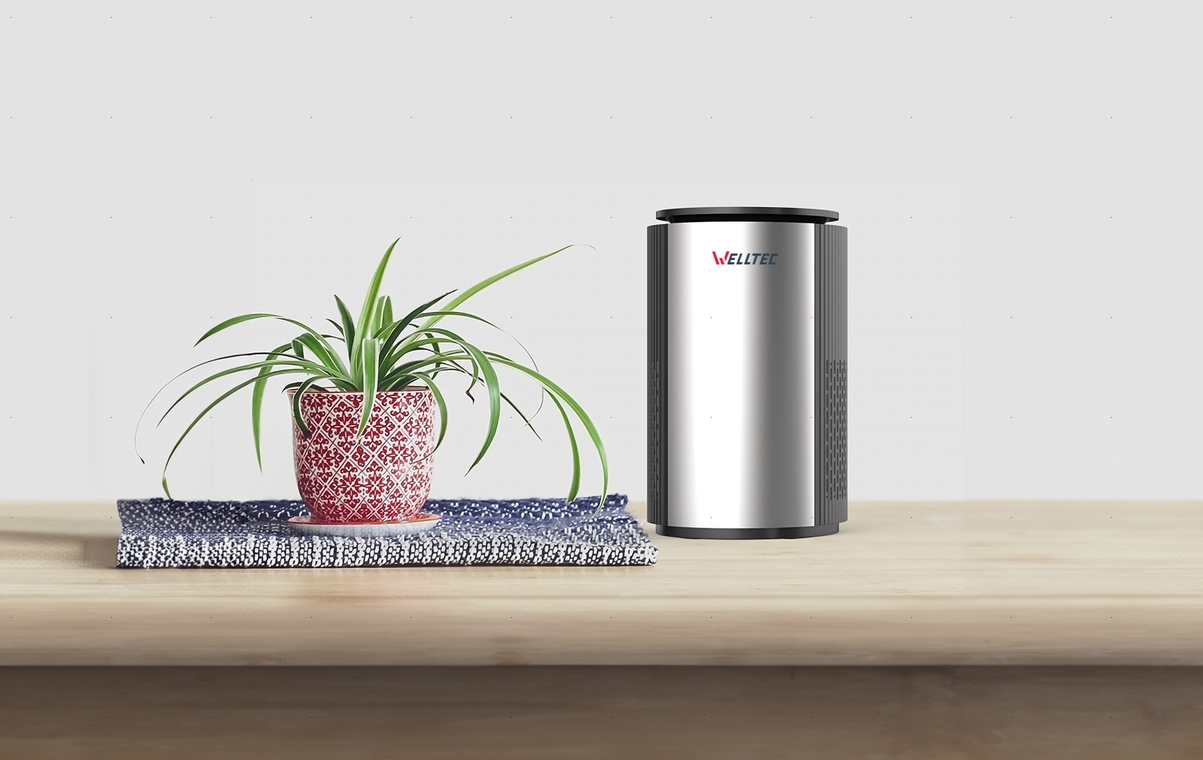 BIURKOWY OCZYSZCZACZ POWIETRZA WELLTEC APH360 - HEPA H13 - JONIZATOR Model APH360