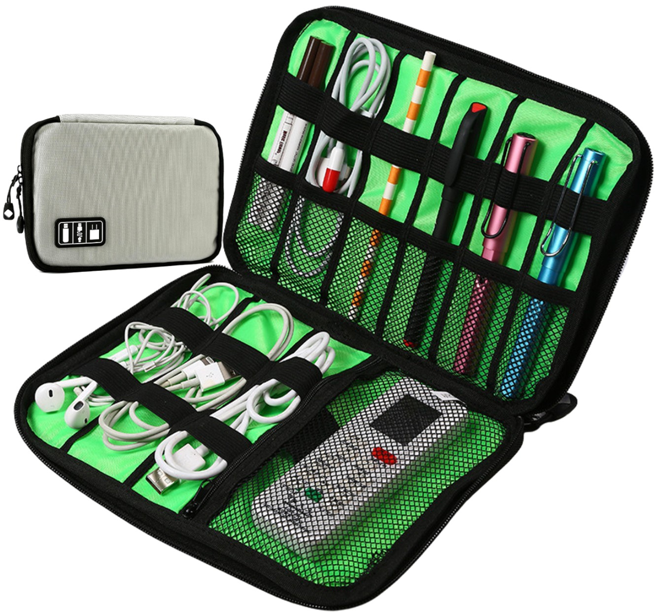 

Organizer Torba podróżny usb etui kable ładowarki