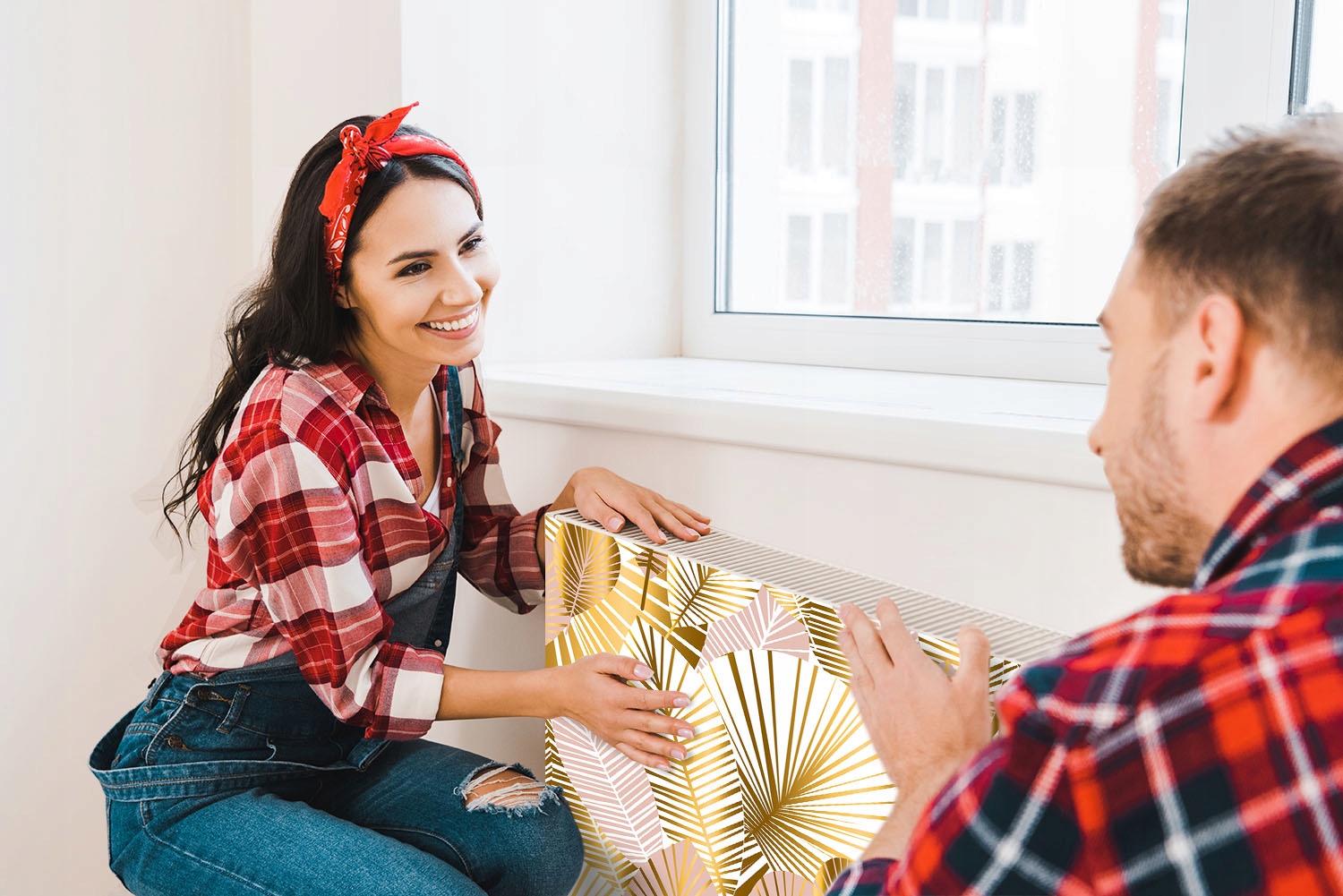 MAGNETYCZNA OSŁONA NA KALORYFER 60x60 KWIATY Marka TMK ArtDeko