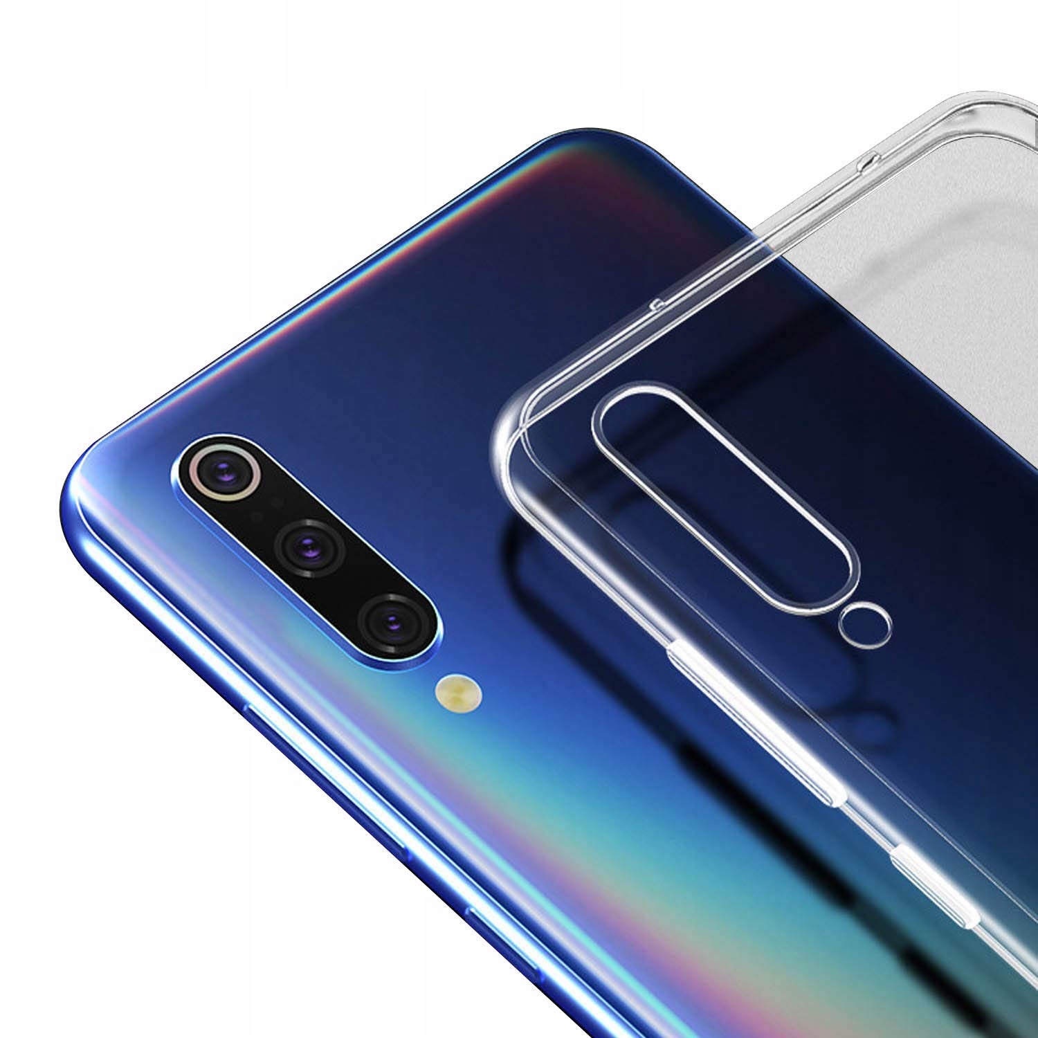 ETUI CASE OBUDOWA Plecki Pokrowiec JAKOŚĆ Silikon SZKŁO 9H do XIAOMI MI9 Marka Inna
