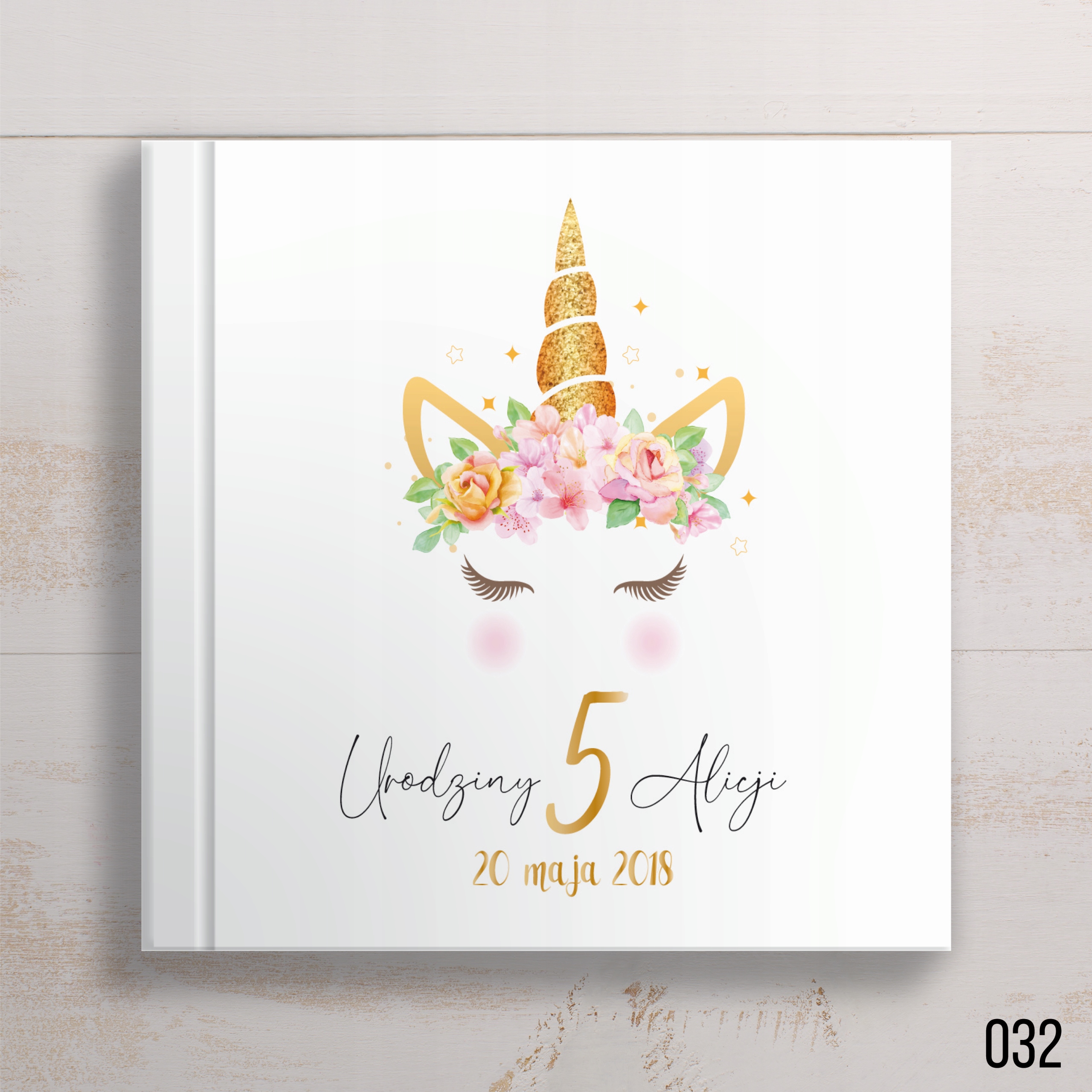 KSIĘGA GOŚCI/ALBUM NA URODZINY Jednorożec 032