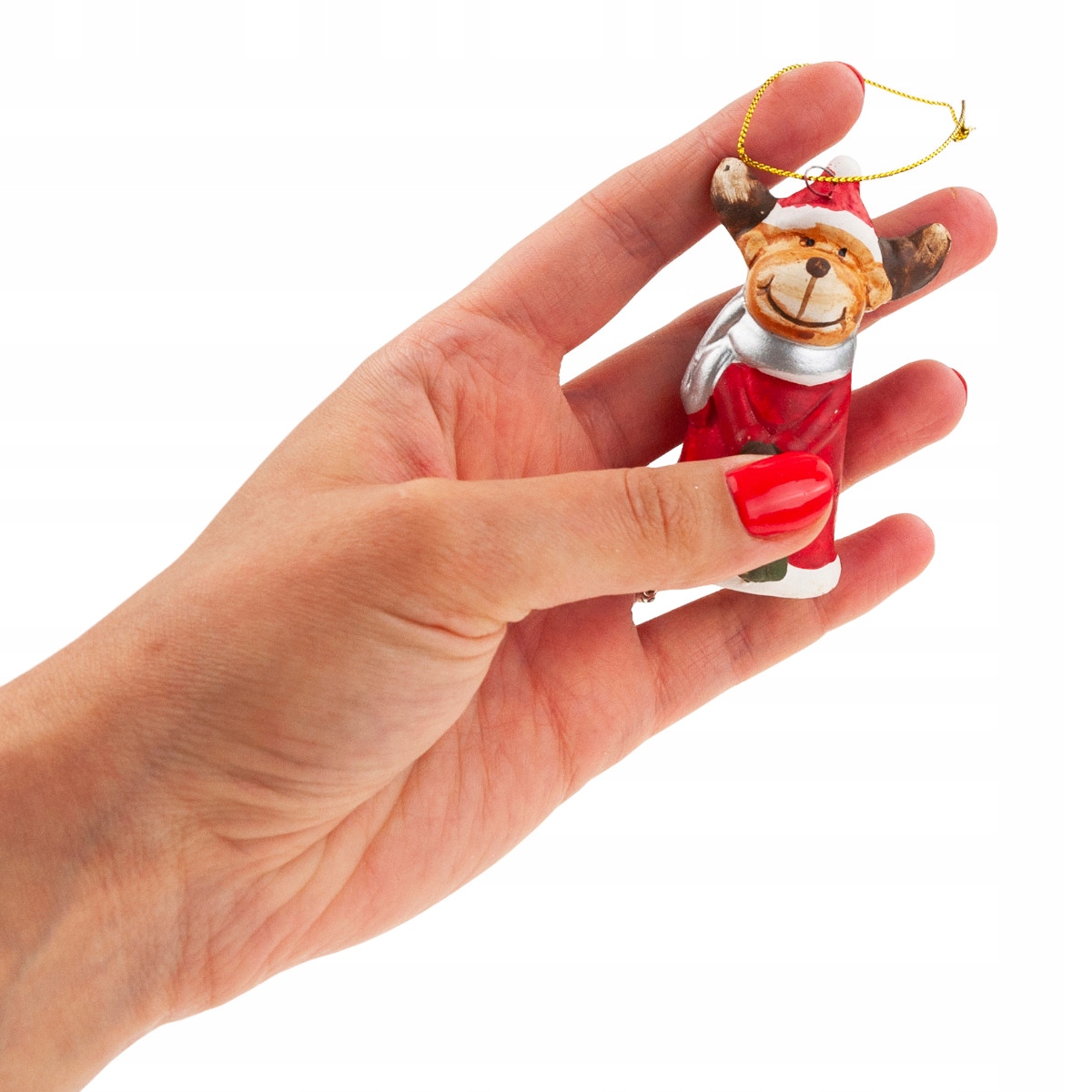 BOMBKA FIGURKA ZAWIESZKA ŚWIĄTECZNA BOMBKI MIKOŁAJ, BAŁWAN, ANIOŁ, RENIFER Marka Martom