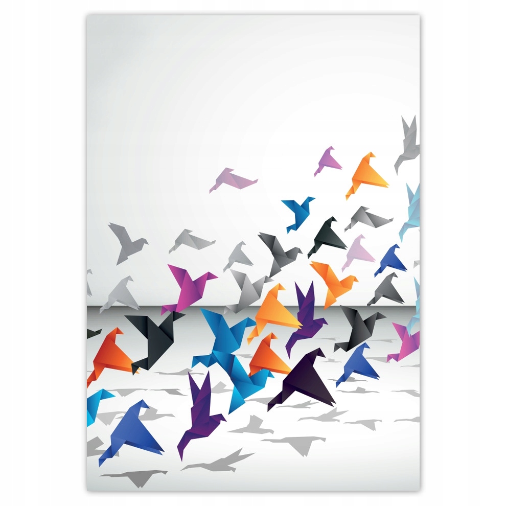 

Naklejki 70x100 Origami Ptaki w locie