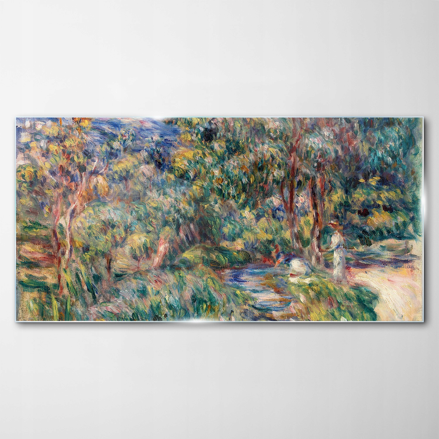 

Nowoczesny fotoobraz szklany na ścianę Las 100x50