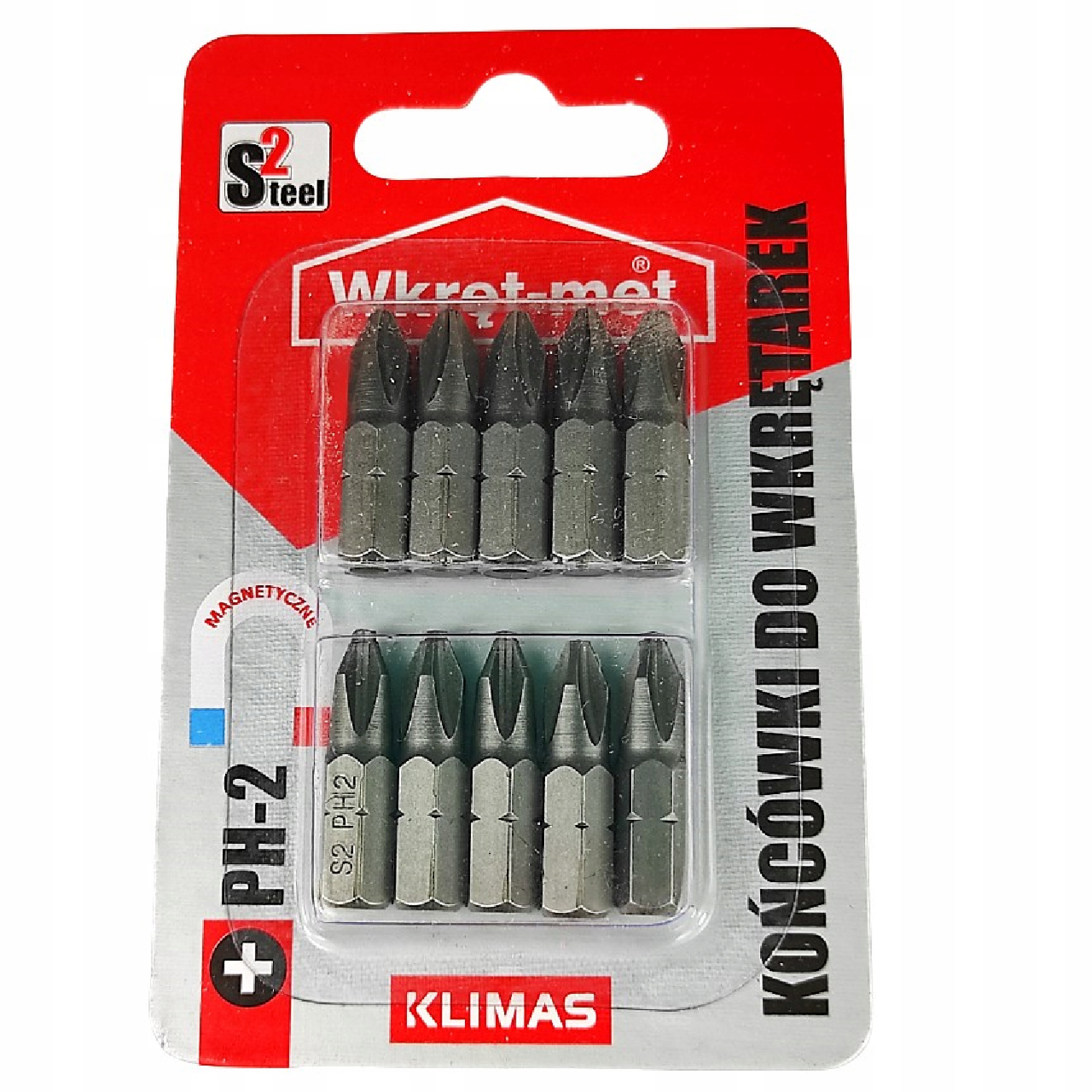 

Końcówki Do Wkrętarek Bity PH-2 25mm Wkręt-met