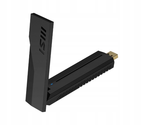 Karta sieciowa Usb 3.2 Msi BE6500 WiFi 7 802.11be 2,4 5 6 GHz 6500 Mbps