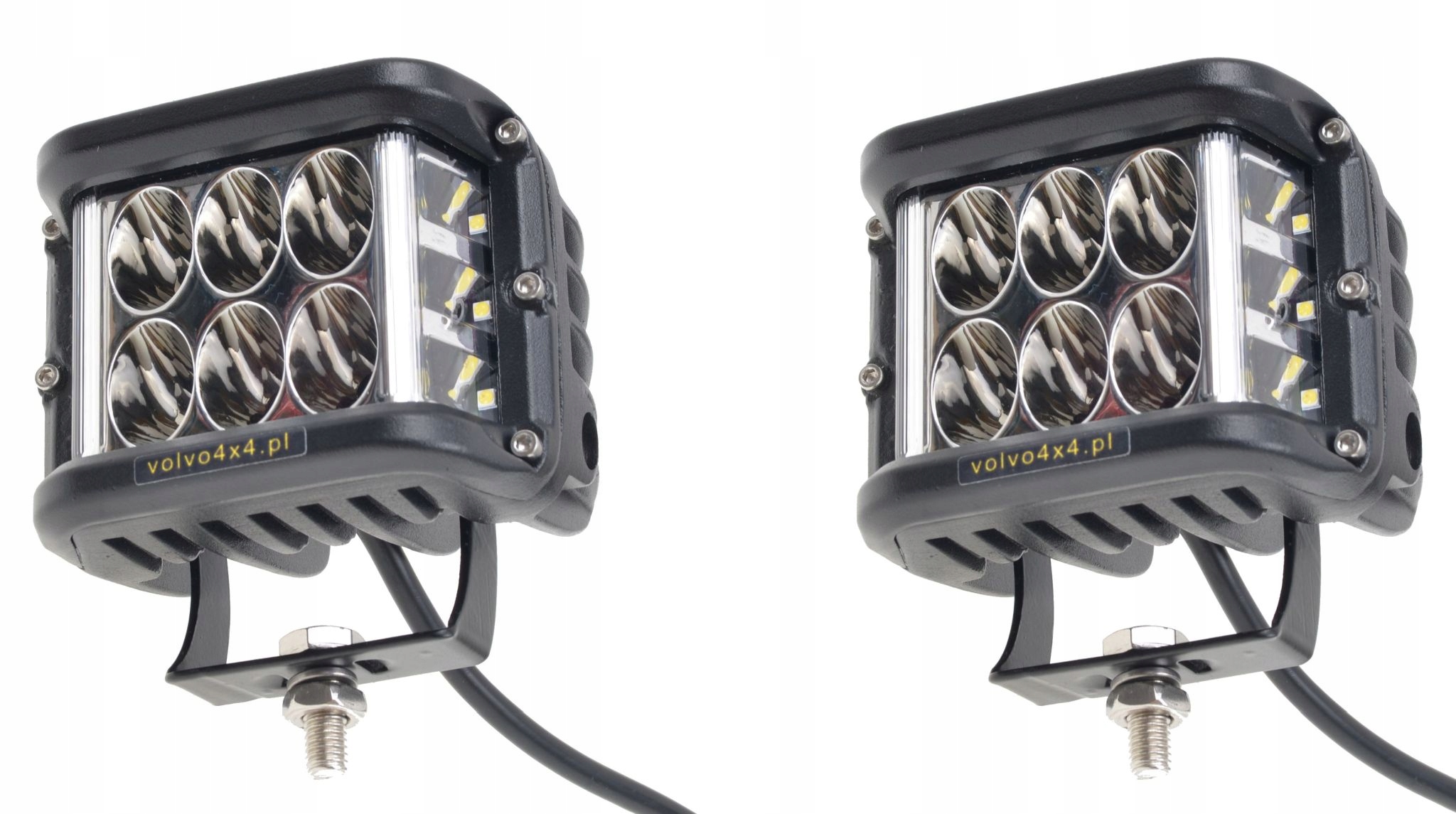 

Reflektory Lampy Robocze Led 40W Przód Boki 12/24V