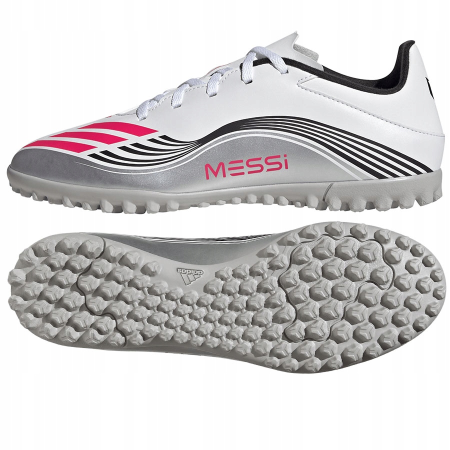 Adidas F50 Messi Club Tf (46) Boty Turfy Unisex Bílá