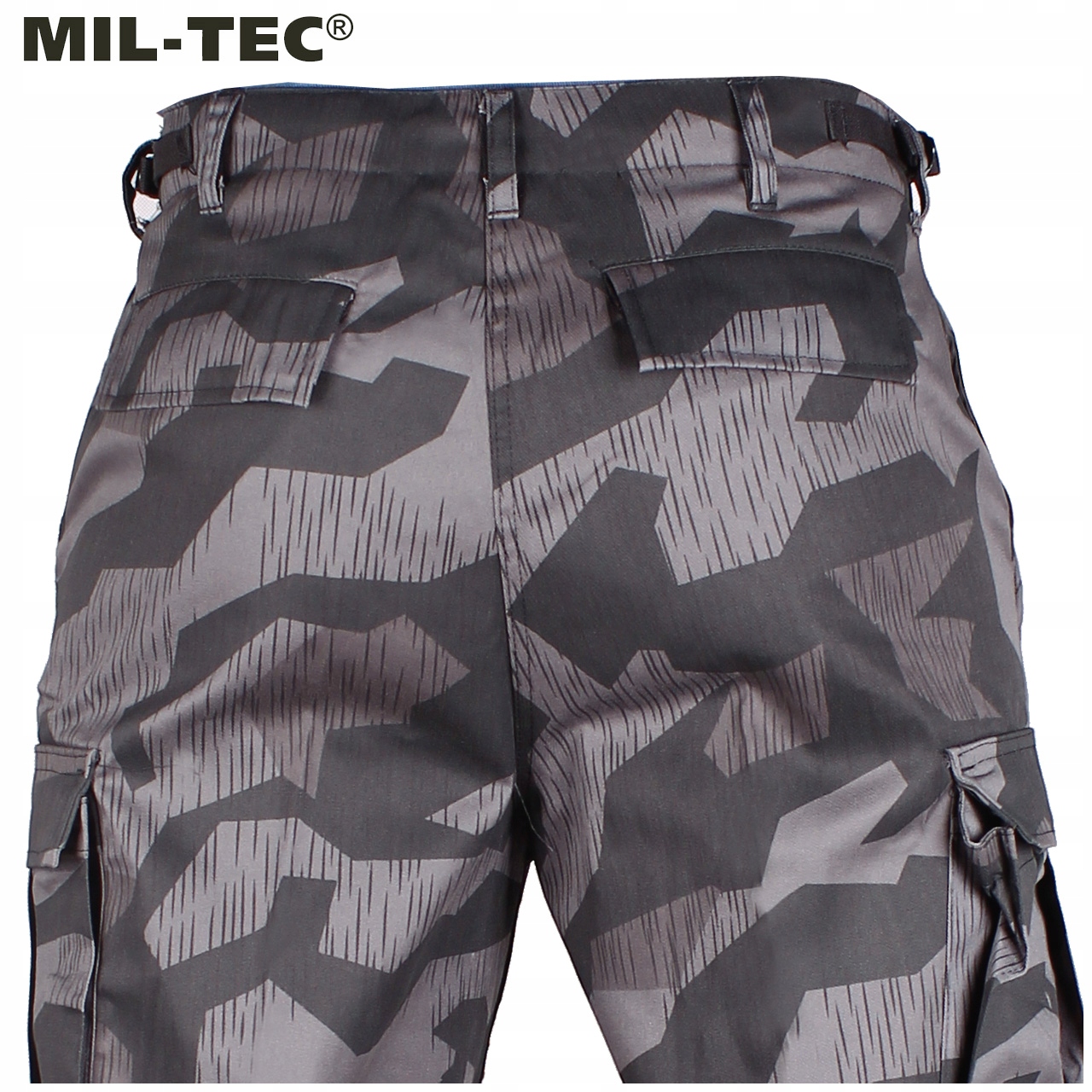 Spodnie Bojówki WojskoweTaktyczne Mil-Tec US Ranger BDU Splinter Night M Zapięcie guziki