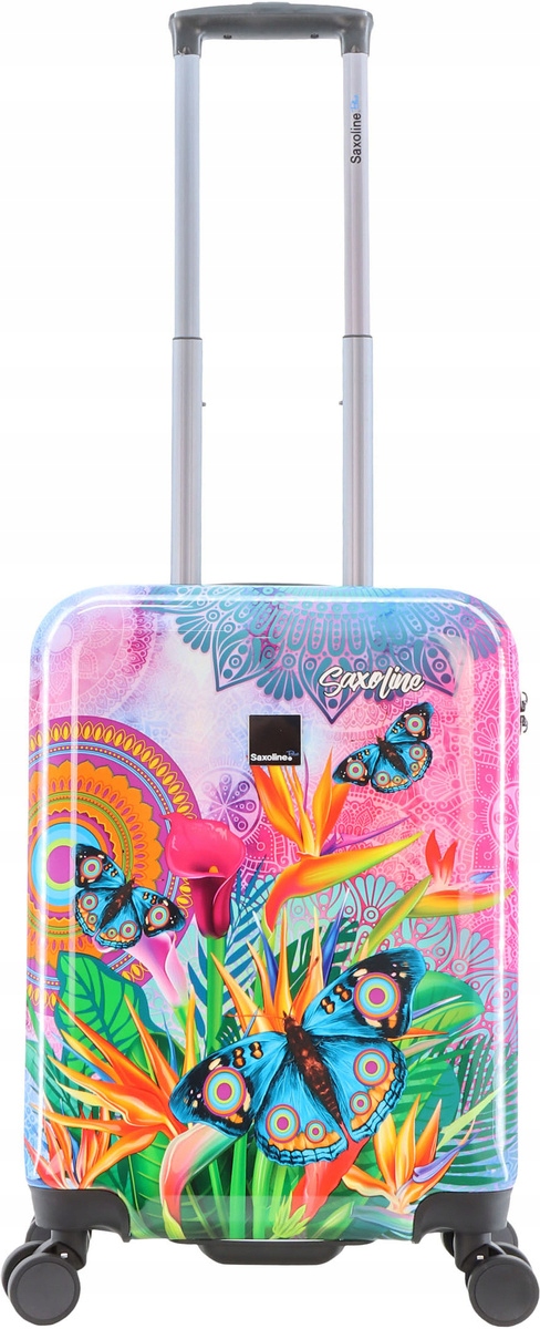 Kabinový kufr Saxoline Butterfly Natur 55 cm