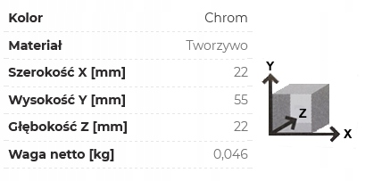 PERLATOR BATERII WYLEWKA GIĘTA CHROM ROYAL AERATOR Kod producenta PERLATOR BISK 05936