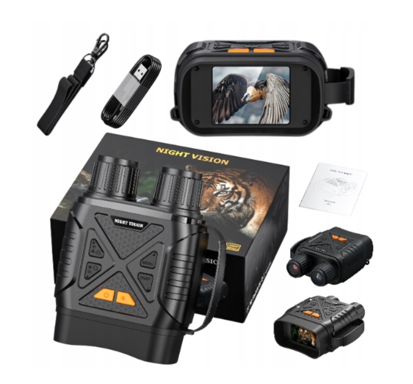 Infračervený noční vidění dalekohled Zoom x10 3W 850nm Hd 2,8"