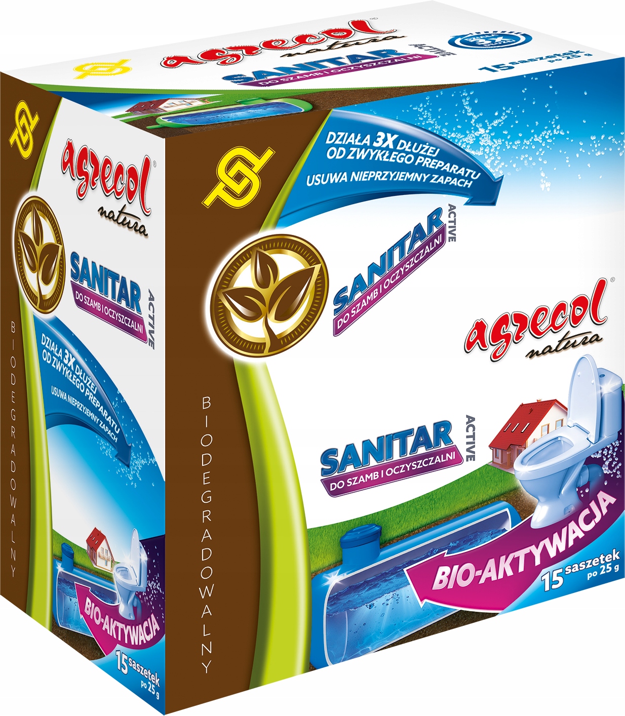 

Preparat do szamb Agrecol Sanitar Acitive 25g