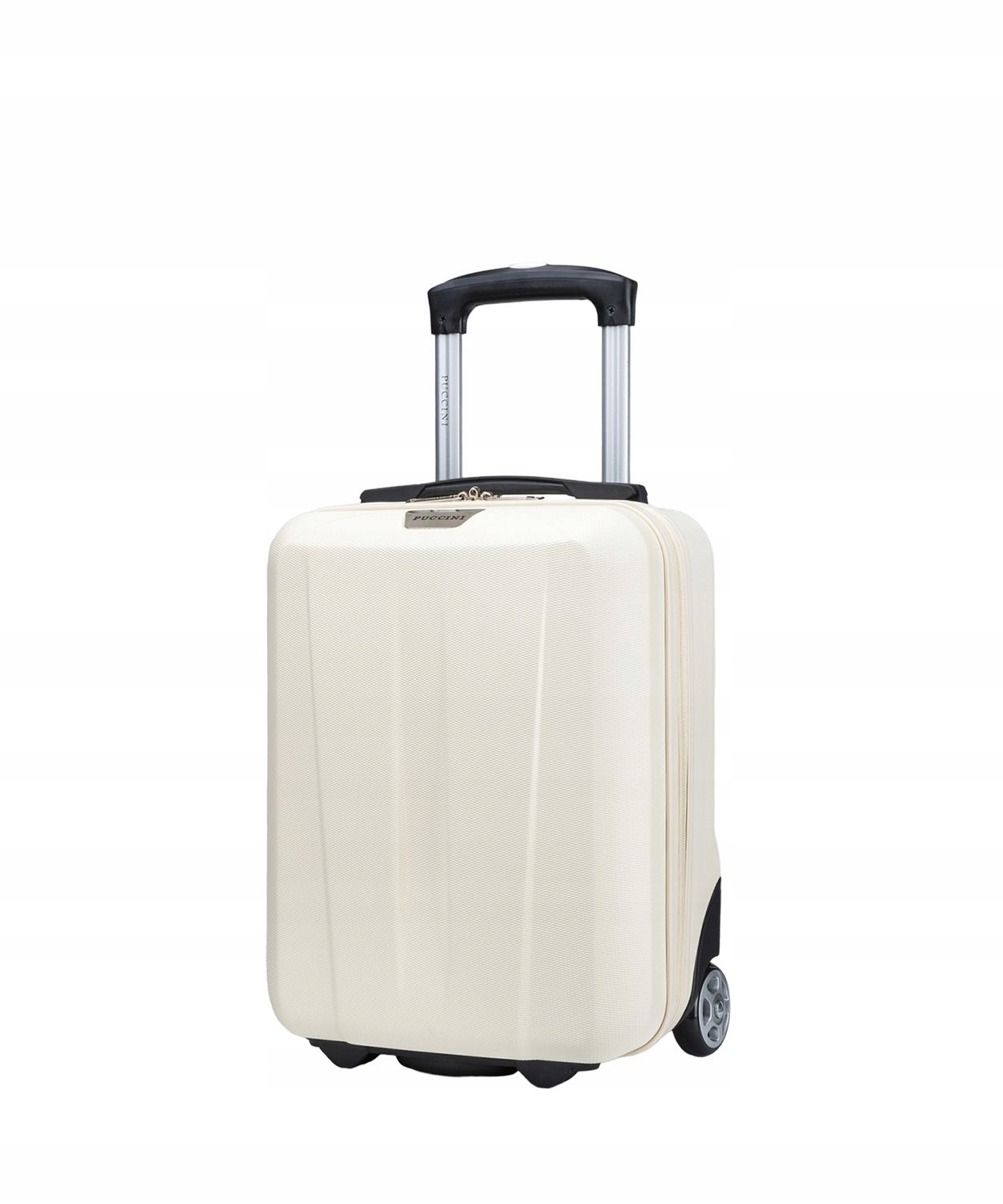 Cestovní kabinový kufr na kolečkách Malý, tvrdý Puccini Bílý ABS03D 0