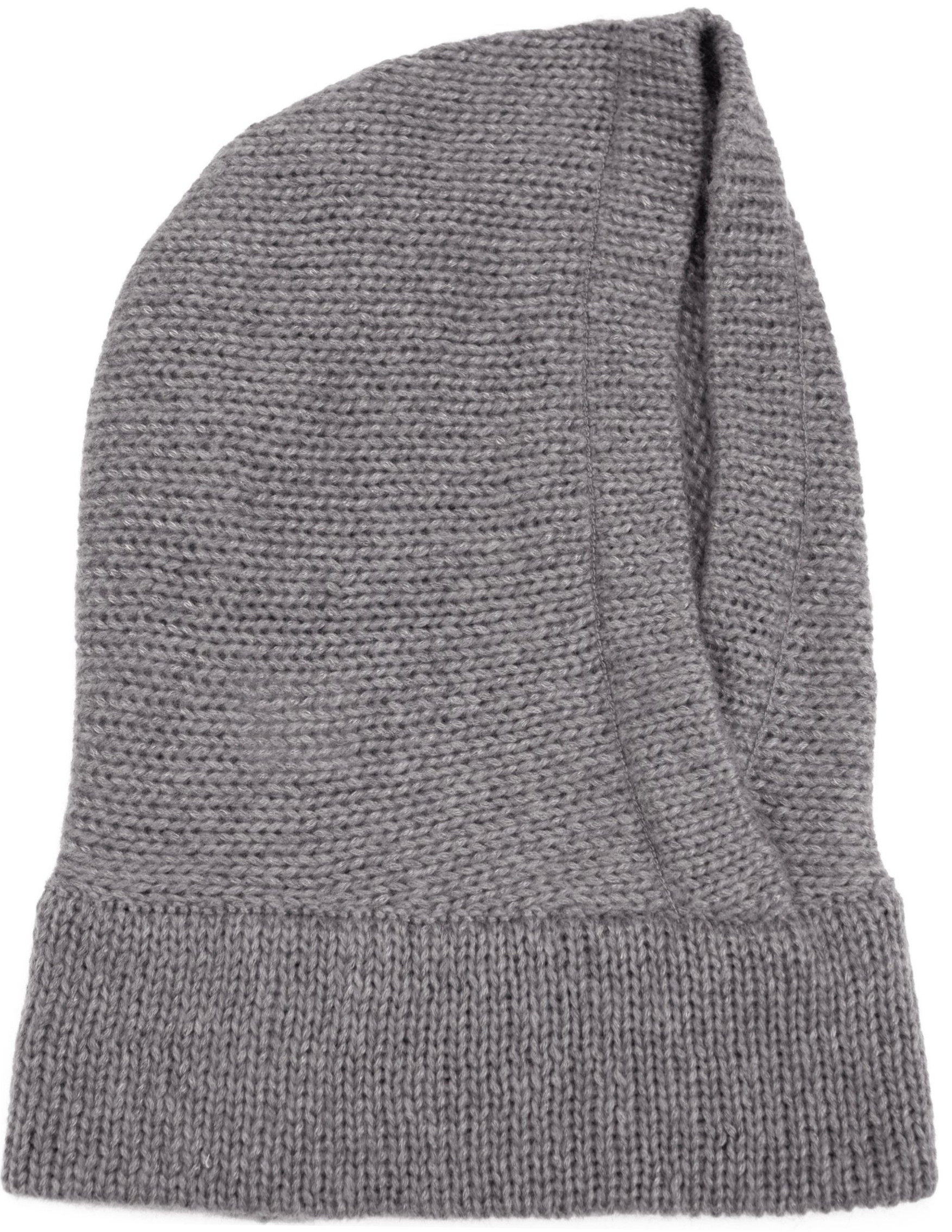 Balaclava dámská Kopica – kapuce místo čepice, polský merino šedá