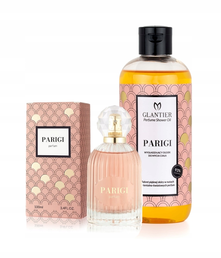 Zestaw Glantier Parigi Perfumy 100ml Olejek Parigi 300ml