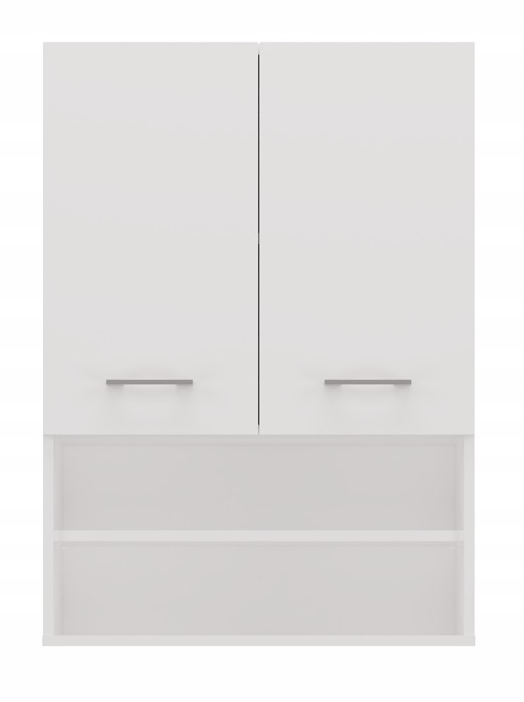 NOWOCZESNA WISZĄCA SZAFKA NAD PRALKE BIAŁY MAT