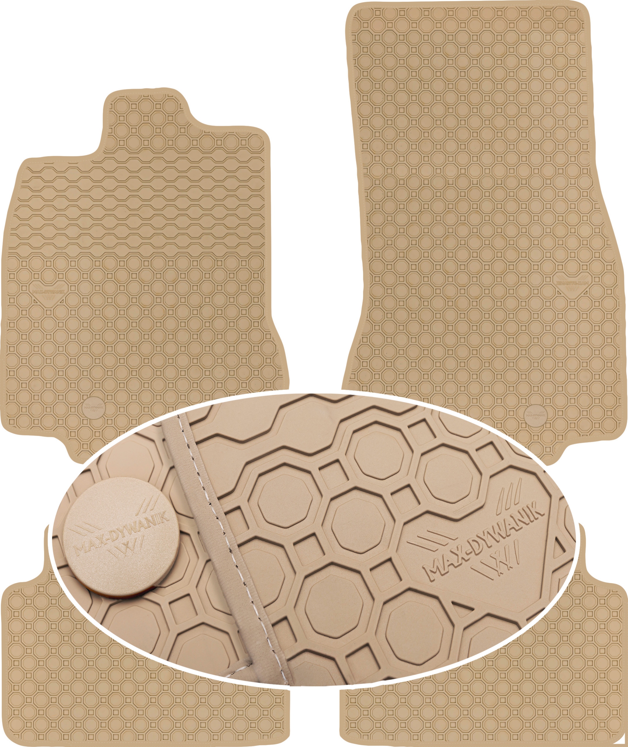 Jaguar Xf I 2WD 2008-2012 Koberce Béžové