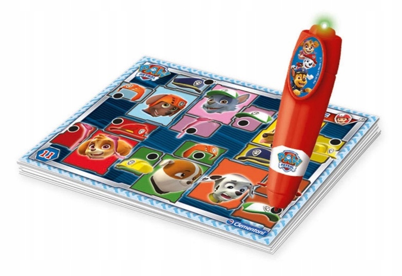 MÓWIĄCE INTERAKTYWNE PIÓRO QUIZ PSI PAW PATROL GRA 16334 CLEMENTONI Marka Clementoni