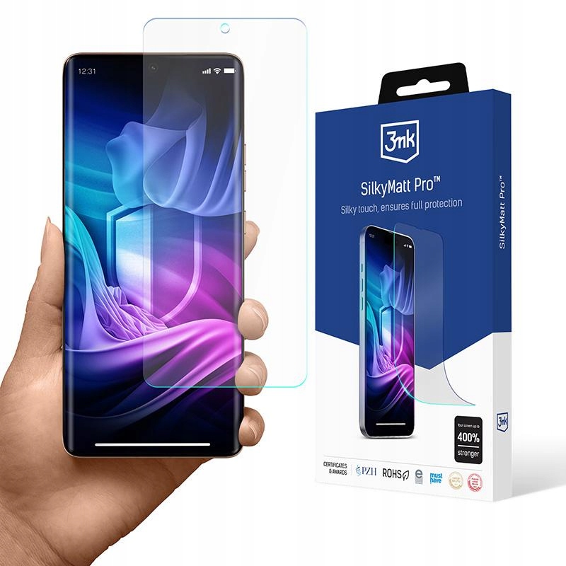 Matowa Folia do Motorola Edge 50 Ultra 3mk Silky Matt Pro Ochronna na Ekran