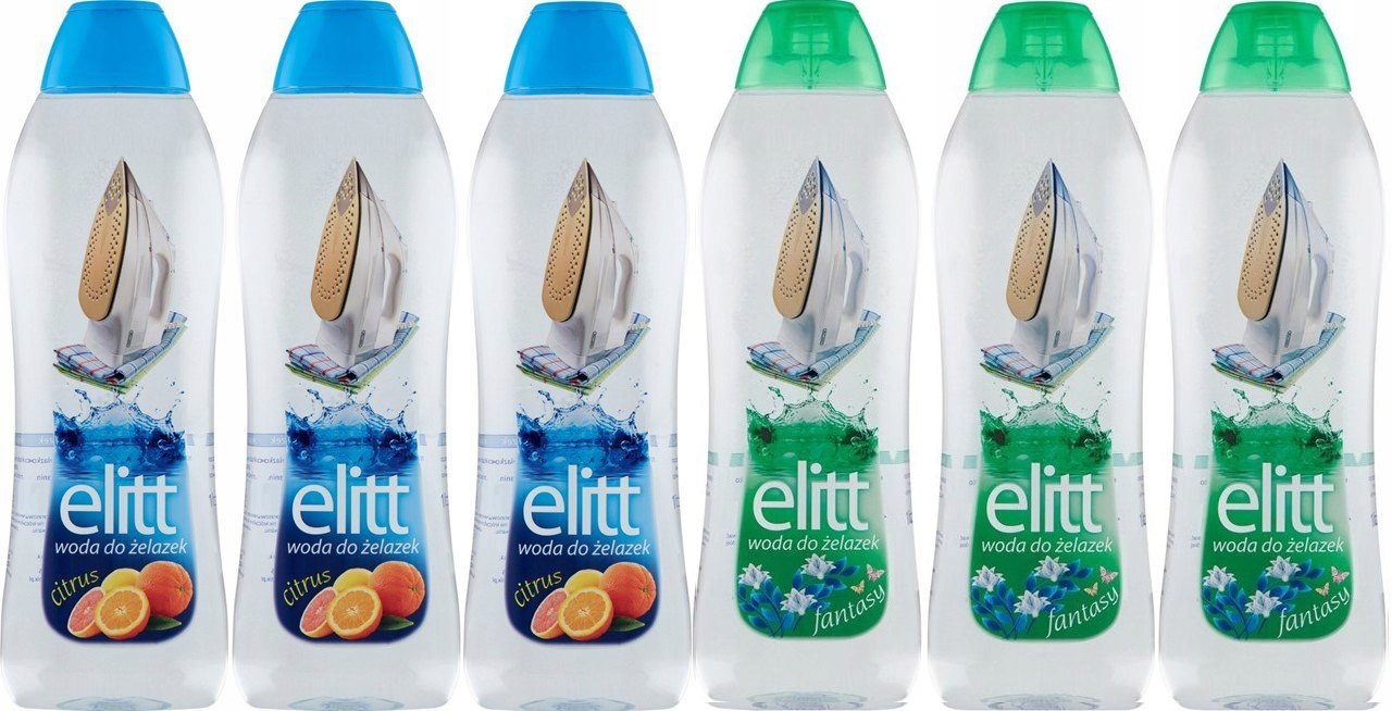 

Elitt Woda Zapachowa Do Żelazek Zestaw 1L X 6szt
