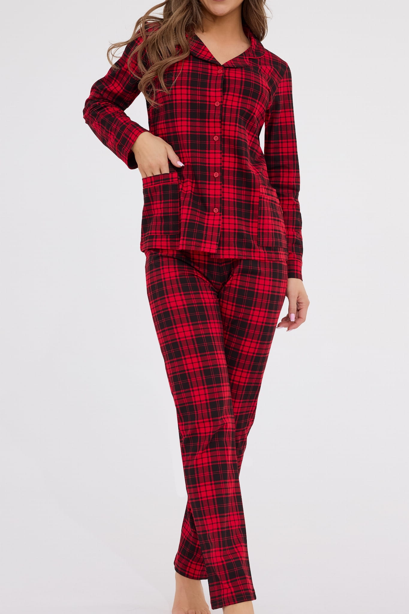 Dámské pyžamo na zip Cornette 482/423 Tracy [Velikost XL]