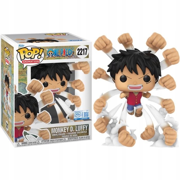 Funko Pop! Premium: One Piece Luffy (Gum Gum Gatling) #2217 (Exkluzivní edice)