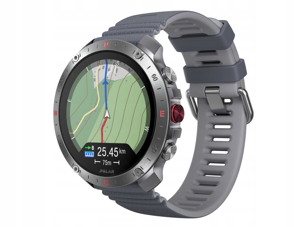 Smartwatch Polar Grit X2 Pro 48 mm Gps 488 mAh MIL-STD-810H szary